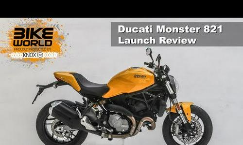 2018 Ducati Monster 821 Launch Review