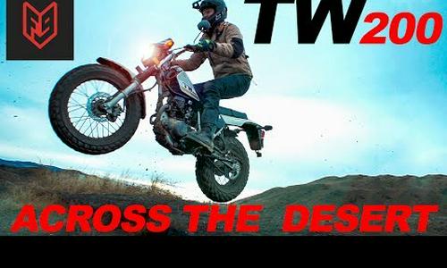 Crossing the Desert on a Yamaha TW200 - 2018 Yamaha TW200 Review
