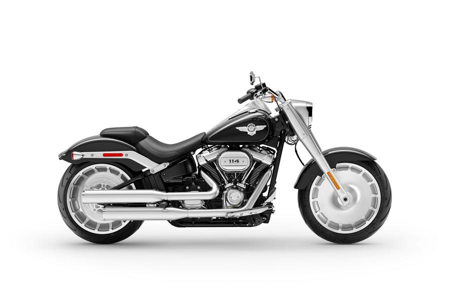 Harley-Davidson Fat Boy 114 2019 FLFBS 010662T INDSTRL GRY DNM W/PINSTRIPE