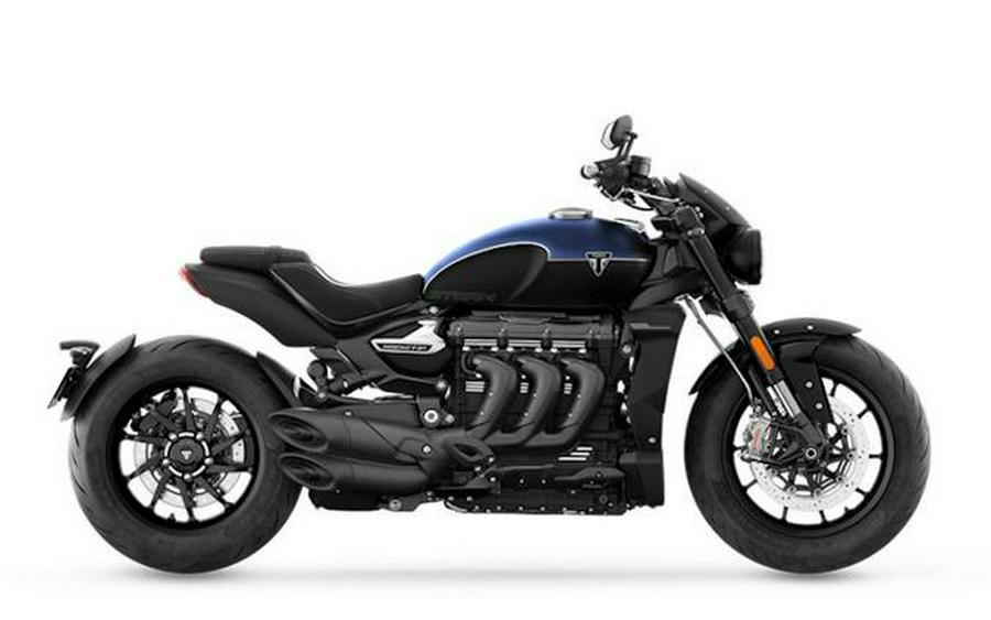 2025 Triumph Rocket 3 Storm R Satin Pacific Blue and Mate Sapphire Black - UO3018
