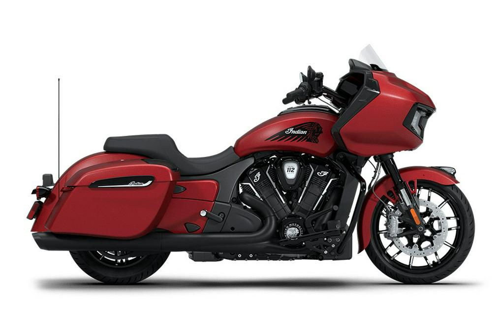 2026 Indian Motorcycle CHALLENGER DH 112, SUNSET RED SMOKE, 49ST Dark Horse® with PowerBand Audio Package