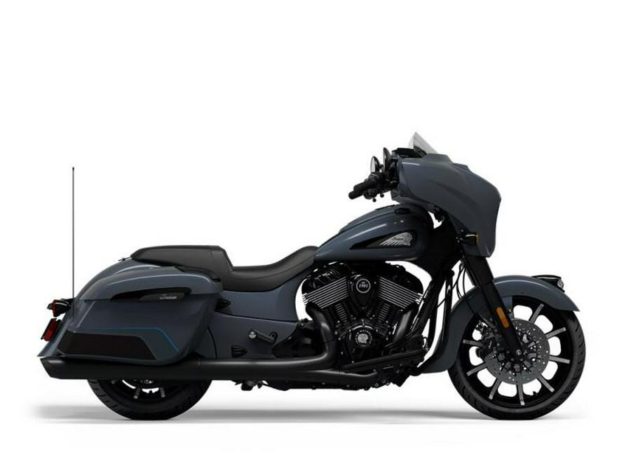 2024 Indian Motorcycle CHIEFTAIN DH ICON, STEALTH GRAY AZURE, 49ST Dark Horse® with PowerBand Audio Package