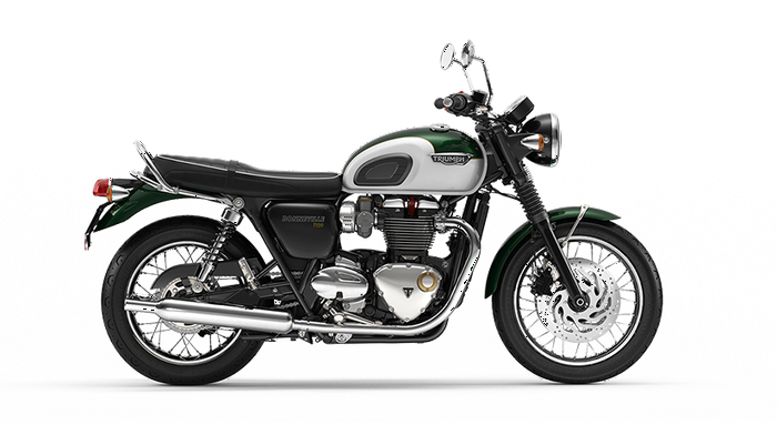 2019 Triumph Bonneville T120 Competition Green and Fusion White