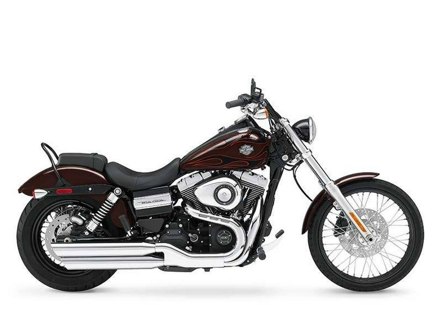 2014 Harley-Davidson Wide Glide Two-Tone Charcoal Pearl with Flames