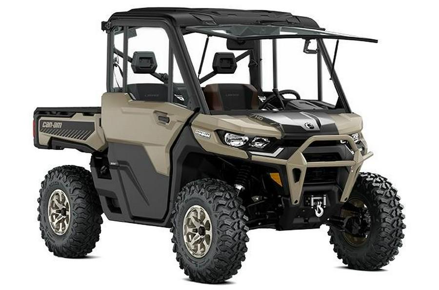 2024 Defender Limited HD10 Tan & Black - Can-Am