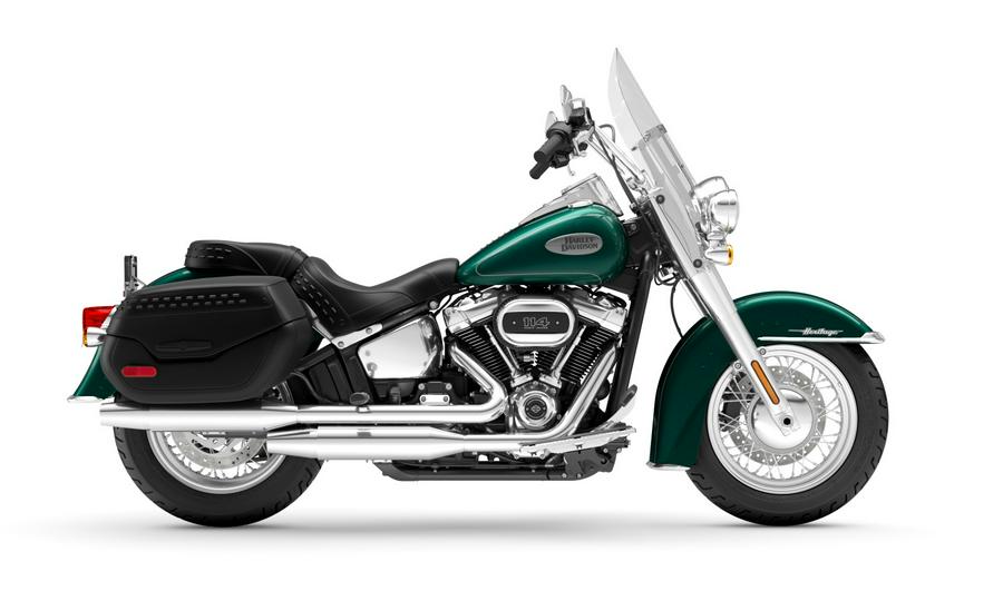 Harley-Davidson Heritage Classic 2024 FLHCS 0289756 ALPINE GREEN W/ PINSTRIPE