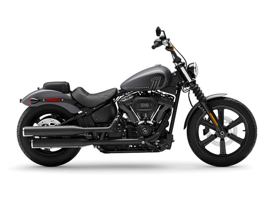 2022 Harley-Davidson Street Bob 114 Gauntlet Gray Metallic