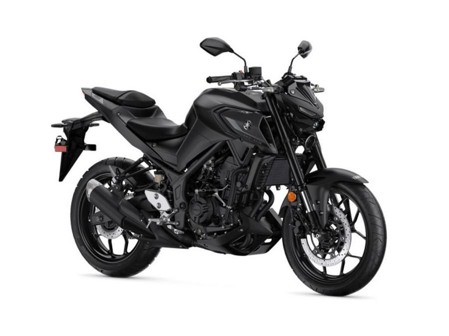 2024 Yamaha MT-03 Matte Stealth Black