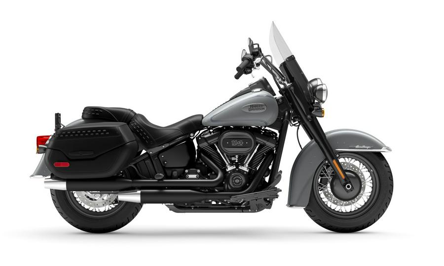 2024 Harley-Davidson Heritage Classic Atlas Silver Metallic - Black Finish FLHCS