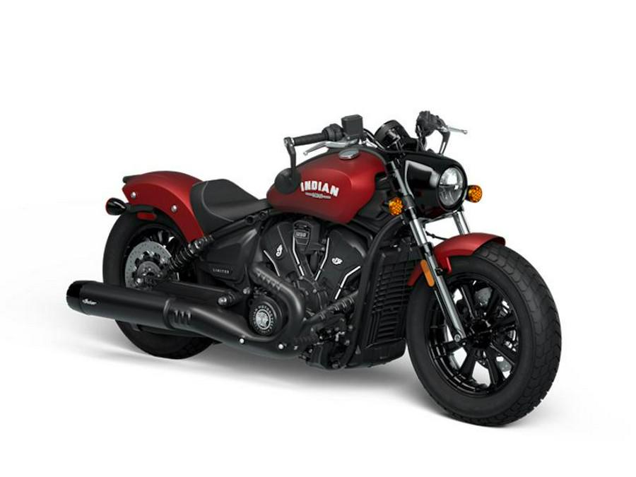 2025 Indian Motorcycle SCOUT BOBBER LTD, SUNSET RED SMOKE, 49ST Limited