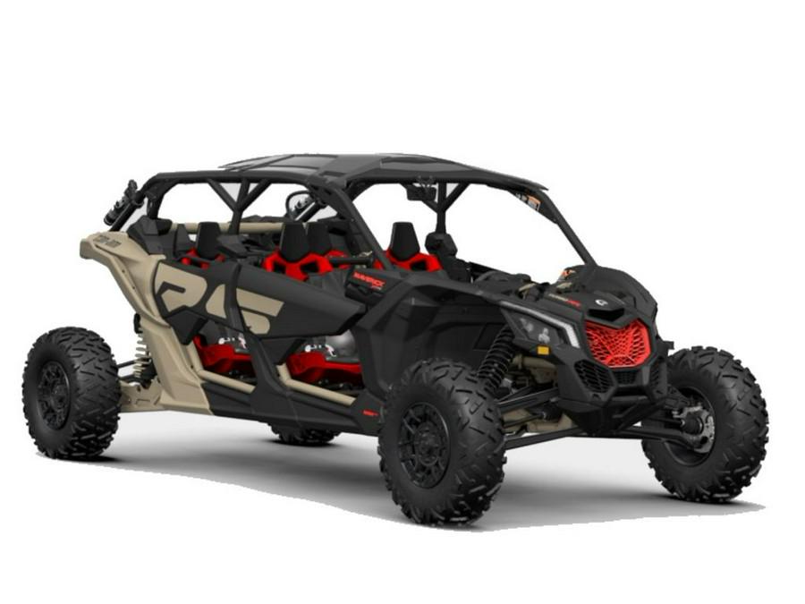 2021 Can-Am® Maverick X3 MAX X rs Turbo RR Desert Tan / Carbon Black / Can-am Red