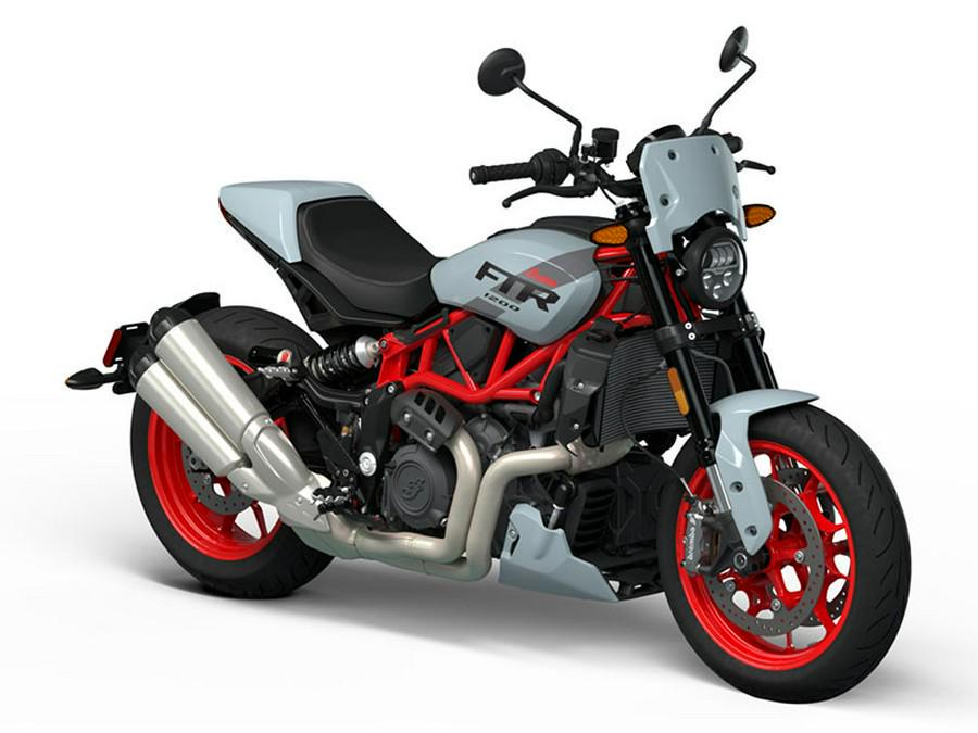 New 2024 INDIAN MOTORCYCLE FTR S STORM GRAY AND RED