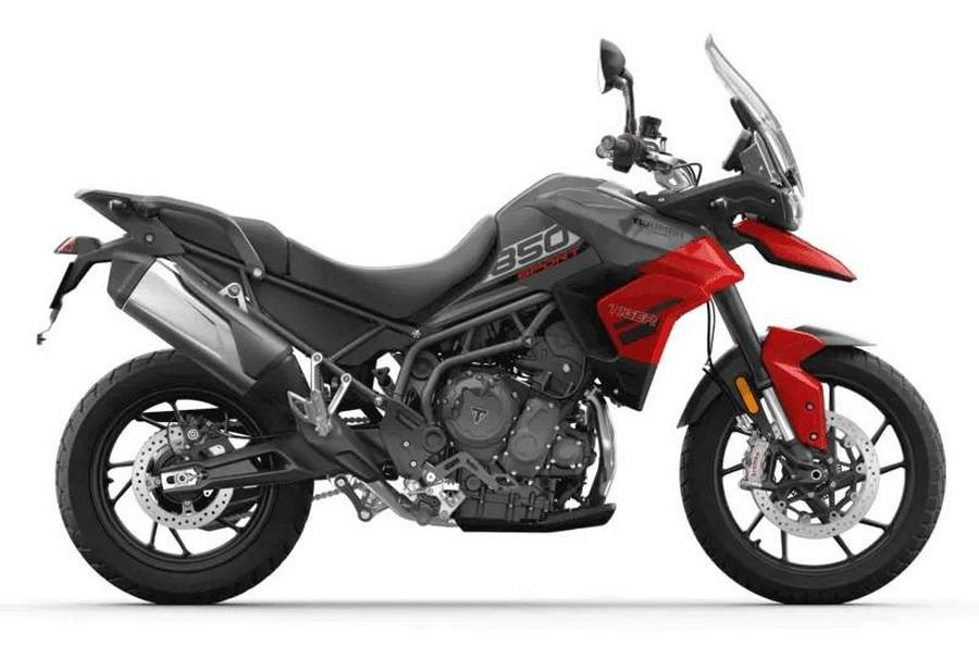 2024 Triumph Tiger 850 Sport GraphiteDiablo Red