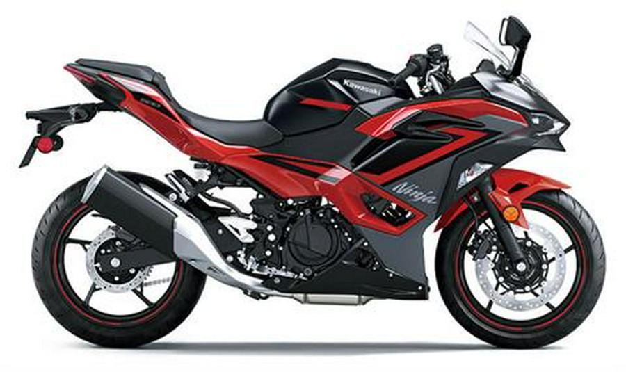 2024 Kawasaki Ninja® 500 ABS Passion Red/Metallic Flat Spark Black