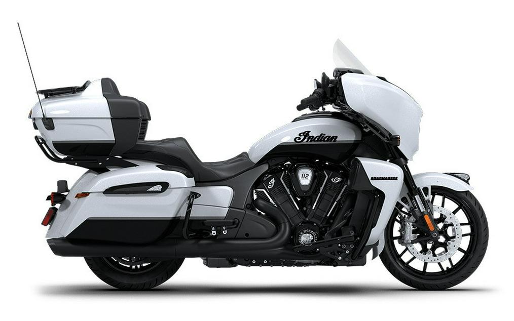2026 Indian Motorcycle® Roadmaster® PowerPlus Dark Horse® 112 w/PowerBand Ghost White Metallic with