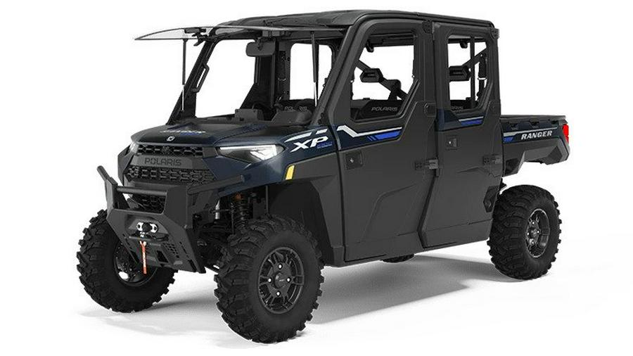 2023 RANGER CREW XP 1000 NorthStar Edition Ultimate Azure Crystal Metallic - Ride Command Package - Polaris Industries