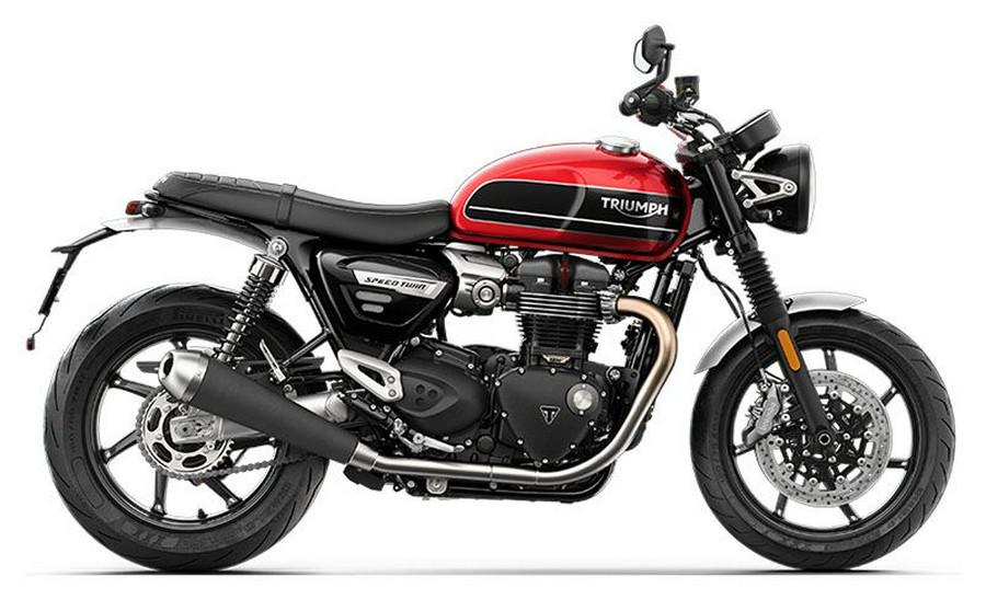 2019 Triumph Speed Twin Korosi Red and Storm Grey