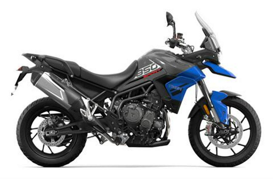 2022 Triumph Tiger 850 Sport Graphite Caspian Blue