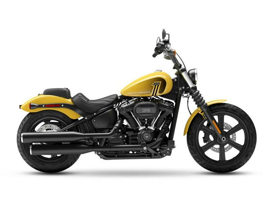 Harley-Davidson Street Bob 114 2023 FXBBS 0907225VE3 INDUSTRIAL YLW
