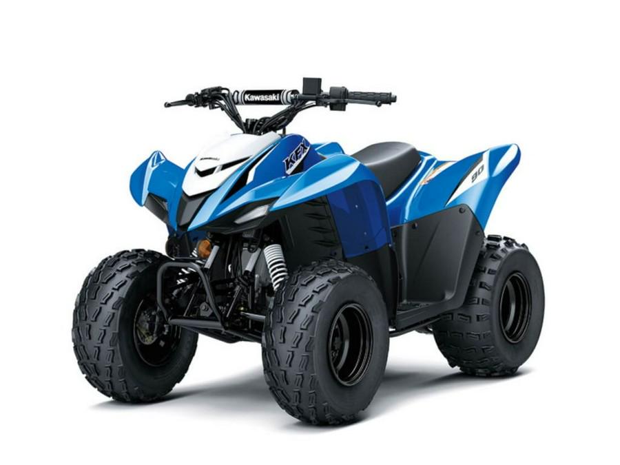 New 2023 KAWASAKI KFX90 VIBRANT BLUE