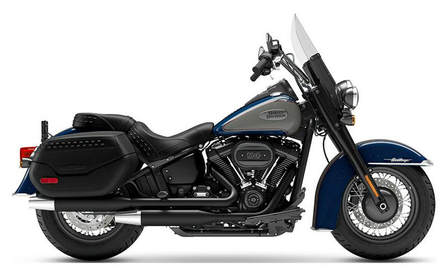 2023 Harley-Davidson Heritage Classic Billiard Blue/Billiard Gray – Black Finish FLHCS