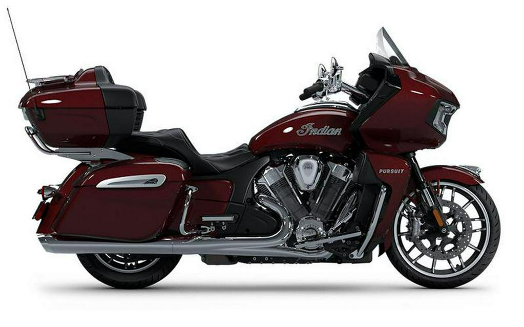 2025 Indian Motorcycle® Pursuit® Limited w/PowerBand Audio Maroon Metallic