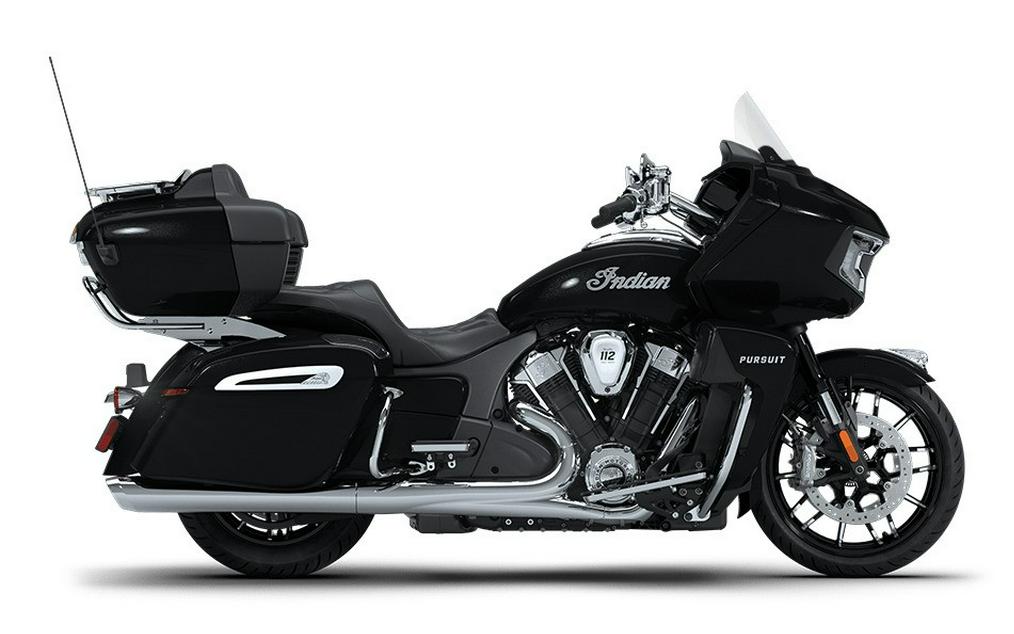 2026 Indian Motorcycle® Pursuit® Limited 112 w/PowerBand Audio Black Metallic
