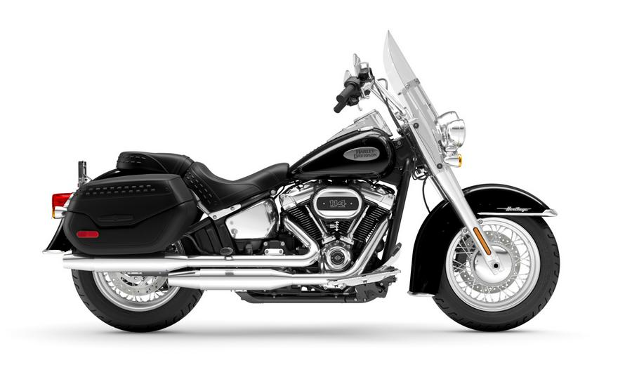 2024 Harley-Davidson Heritage Classic Vivid Black (Black Finish w/Laced Wheels)