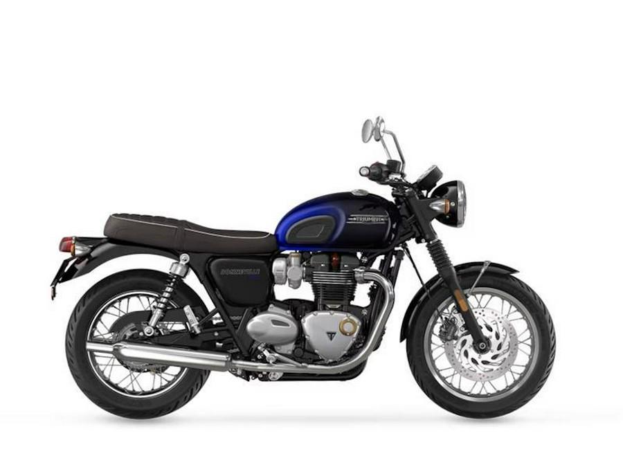 2024 Triumph Bonneville T120 - Stealth Edition Phantom BlueSilver Blue