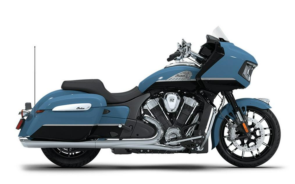 2026 Indian Motorcycle® Challenger® Limited 112 Storm Blue with Black Metallic