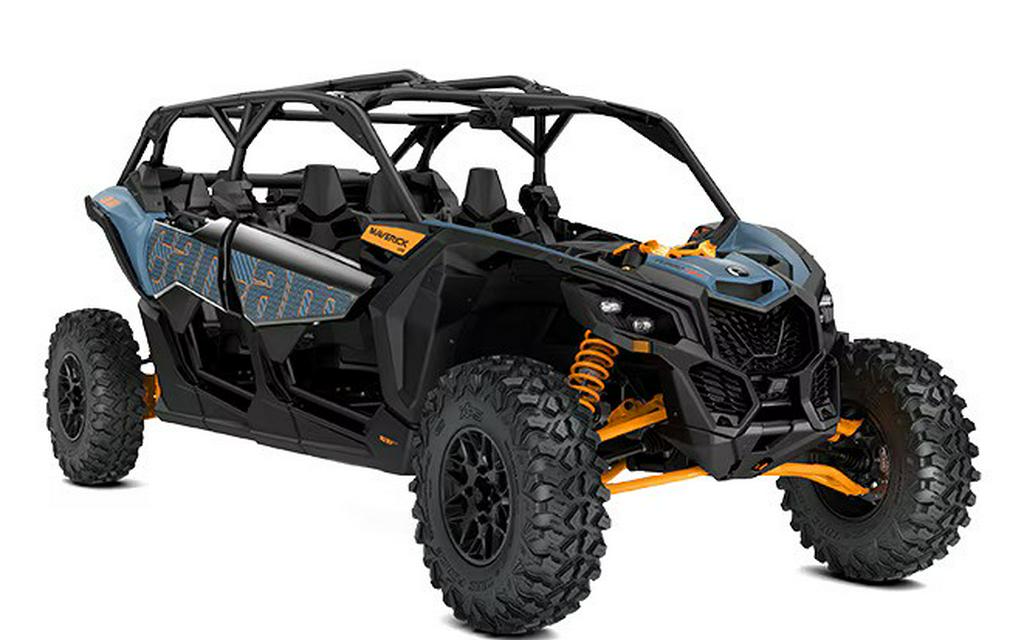 2026 Can-Am® Maverick X3 MAX DS Turbo RR Scandi Blue & Orange Crush