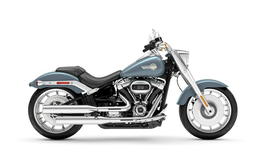 2024 Harley-Davidson Fat Boy 114 Sharkskin Blue FLFBS
