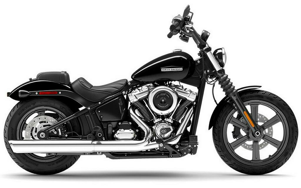 2026 Harley-Davidson® Street Bob® Vivid Black - Chrome w/Cast Wheels