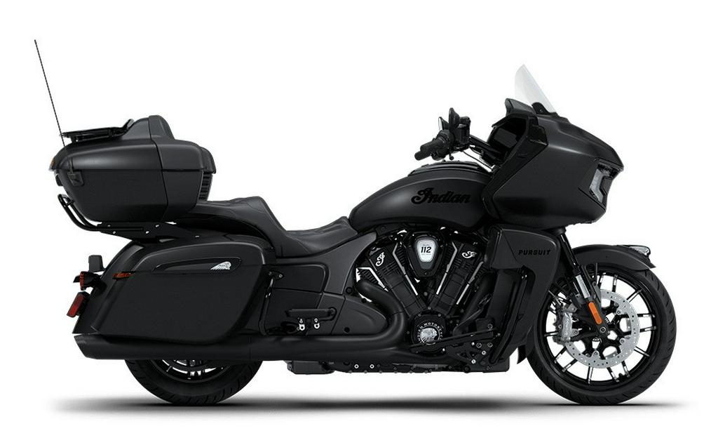2026 Indian Motorcycle PURSUIT DARK HORSE 112, BLACK SMOKE, 49ST Dark Horse® with PowerBand Audio Package