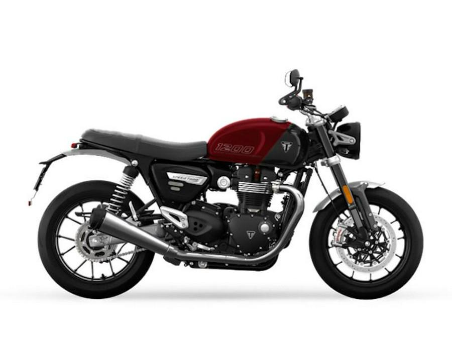 2024 Triumph Speed Twin 1200 Phantom Red/Silver Red