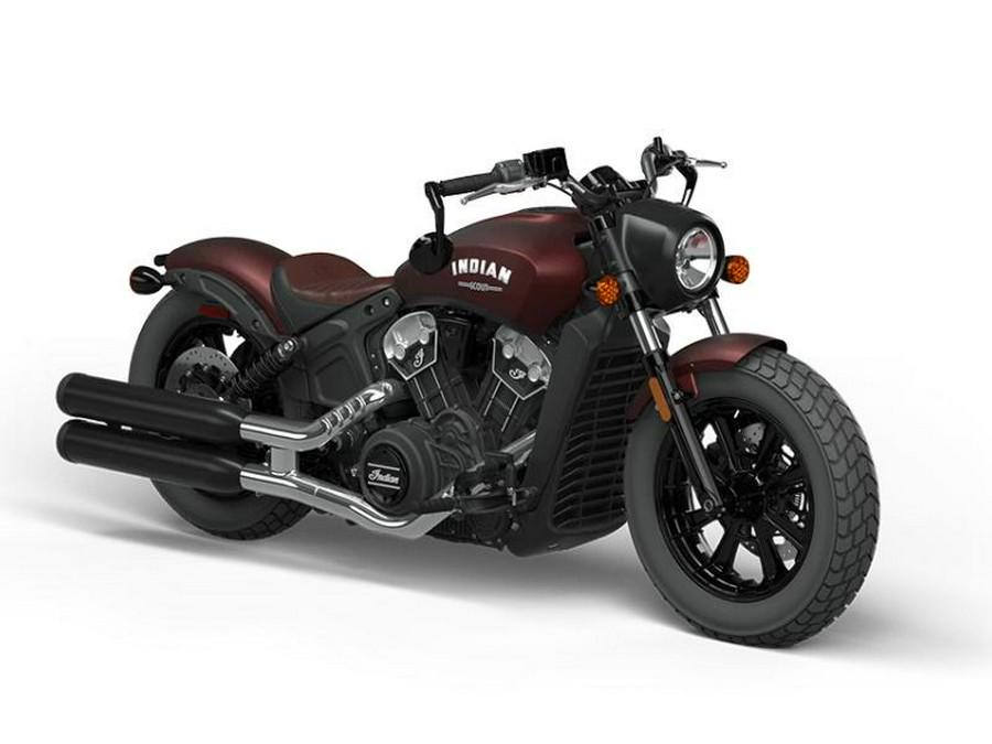 2022 SCOUT BOBBER ABS, MAROON METALLIC SMK, 49ST - Indian Motorcycle