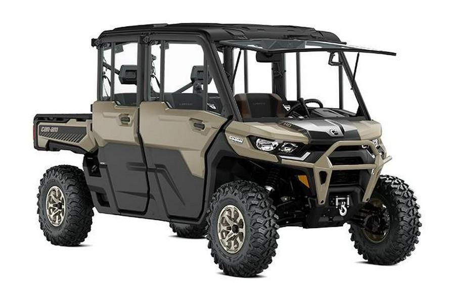 2024 Can-Am® Defender MAX Limited HD10 Desert Tan & Timeless Black