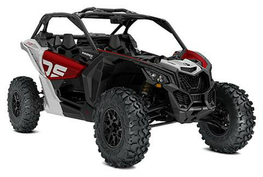 2024 Can-Am® Maverick X3 DS Turbo RR Fiery Red & Hyper Silver