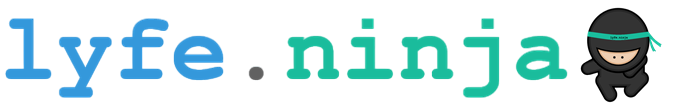 lyfeninja text logo