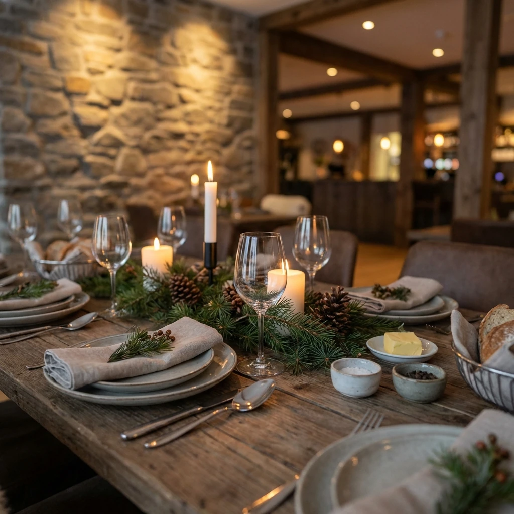 Exklusiv matsal på Kronogårdens restaurang