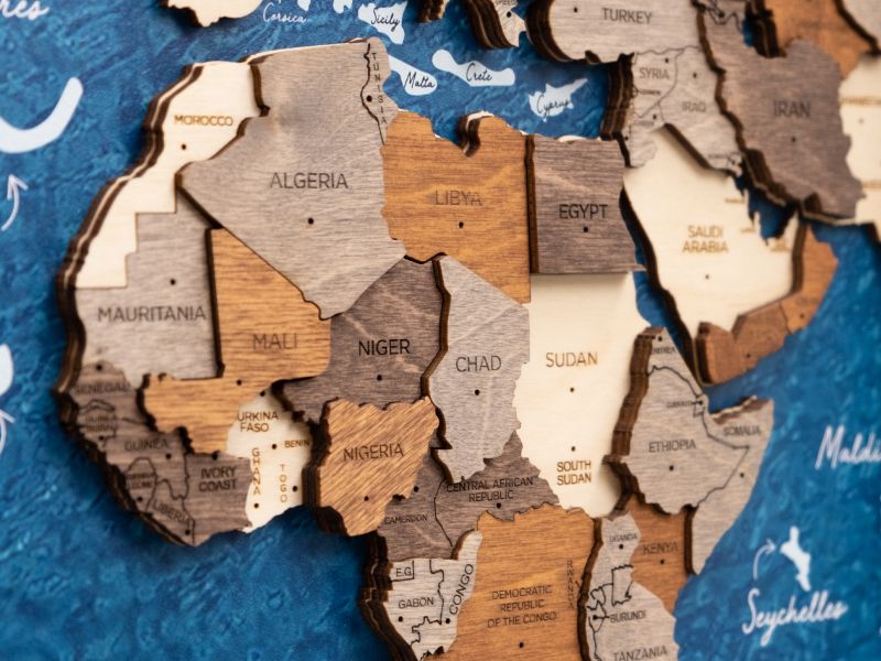 Enjoy the Wood 烏克蘭木質世界地圖- 以家為中心準備啟航- 一起剁手