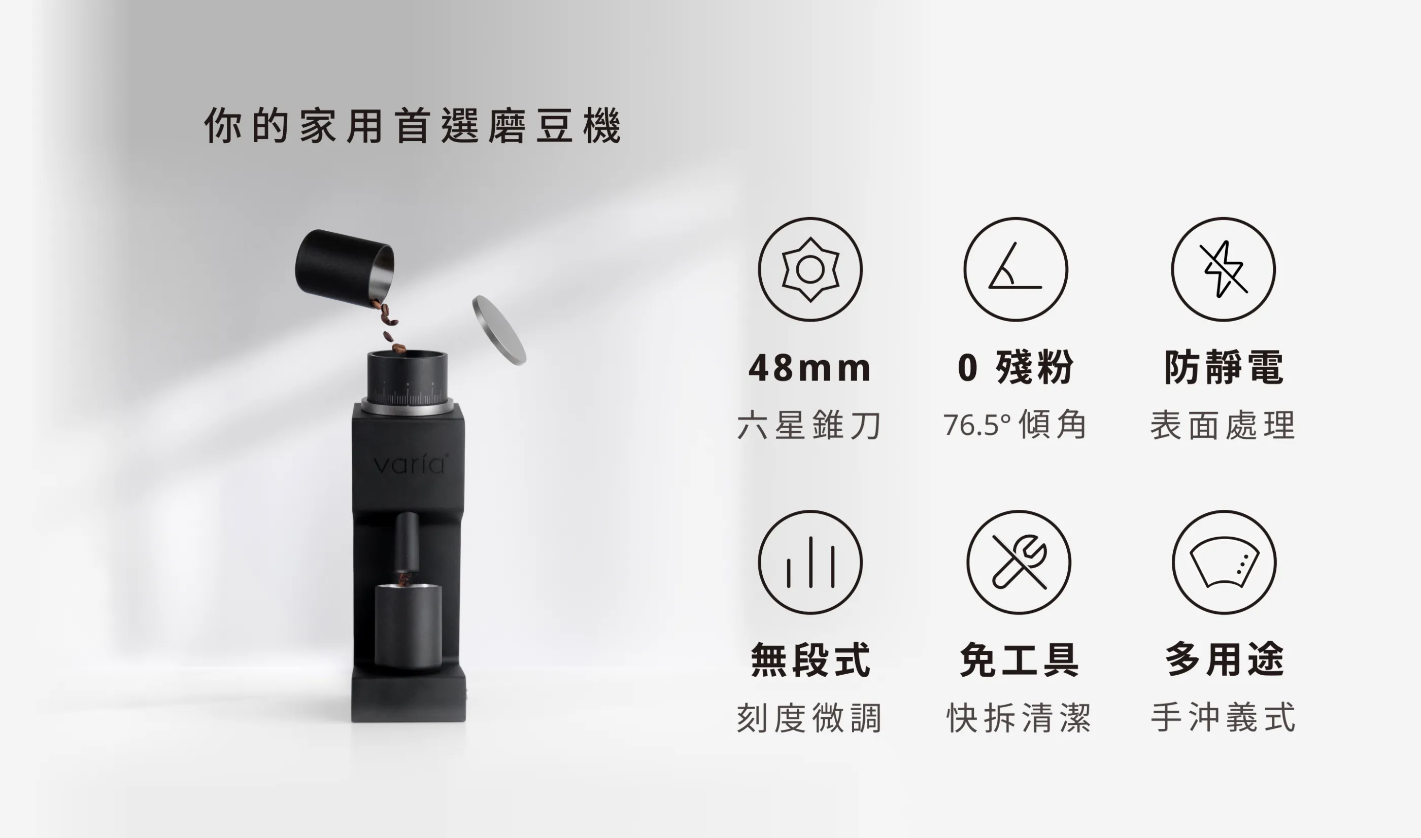 Varia VS3 ｜嚐家磨豆機 你的家用首選磨豆機 - 一起剁手