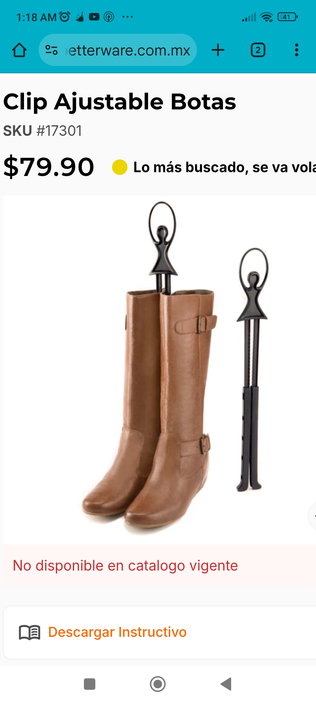 Clip Ajustable Botas