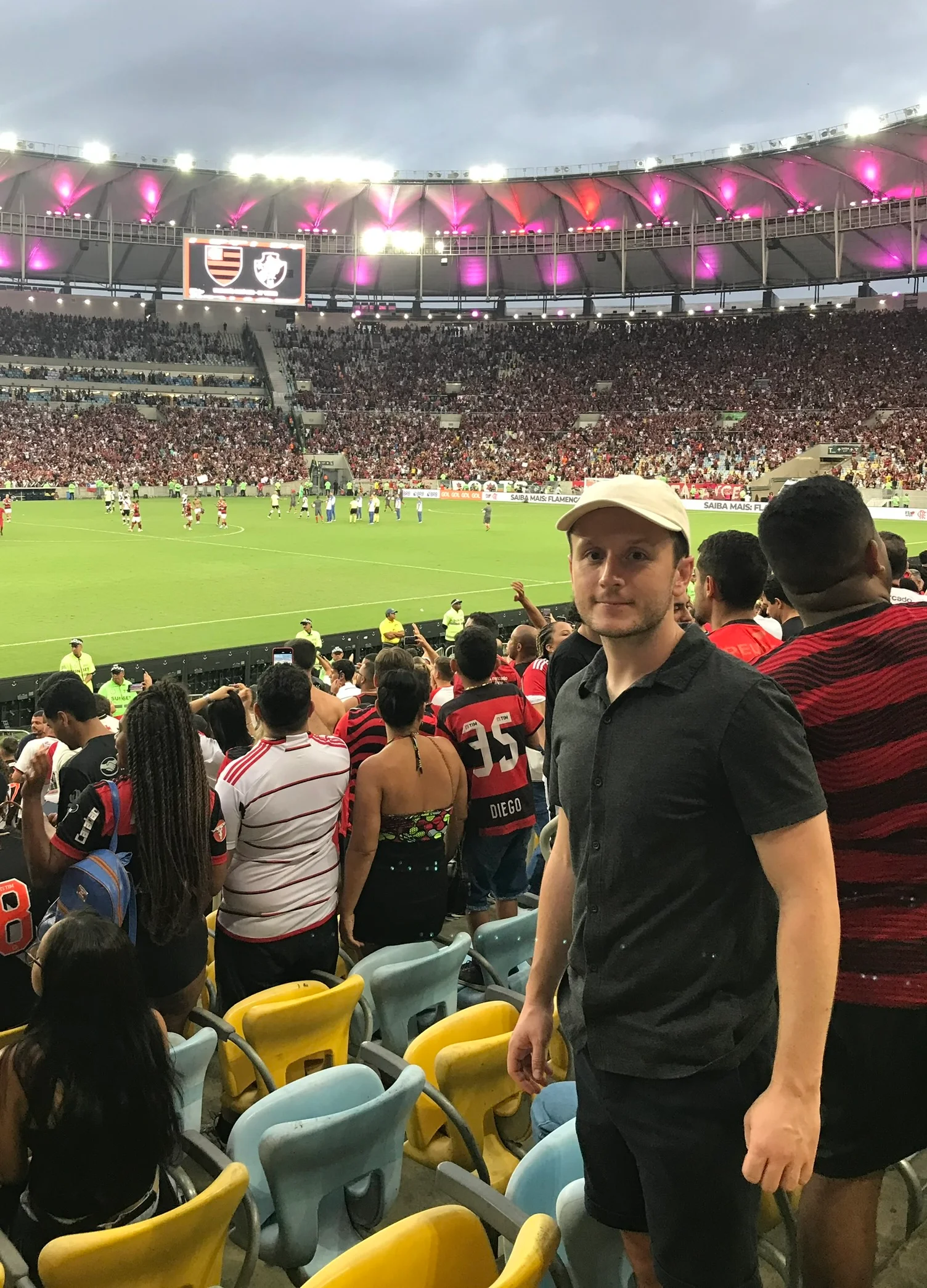 Matt in Maracana Stadium