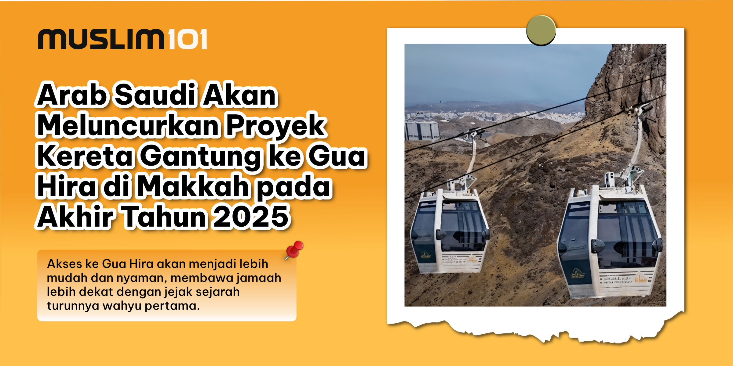 Arab Saudi Akan Meluncurkan Proyek Kereta Gantung