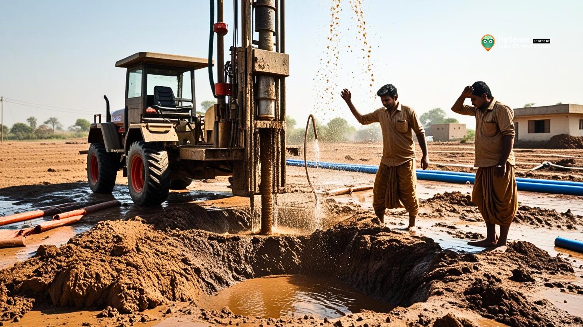 How Much Does a Borewell Cost in 2025? Find the Right Size, Depth & Motor Power Before You Drill