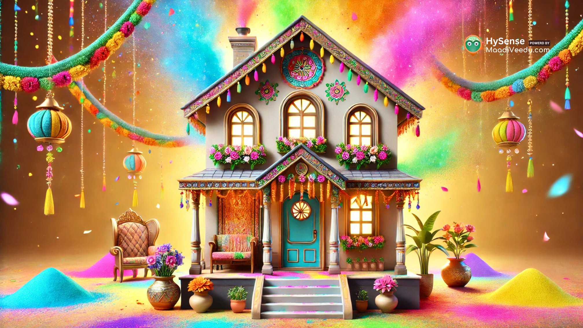 Holi 2025: Celebrating Colors, Joy, and New Beginnings with MaadiVeedu.com