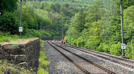 The Boč-Klášterec nad Ohří railway line