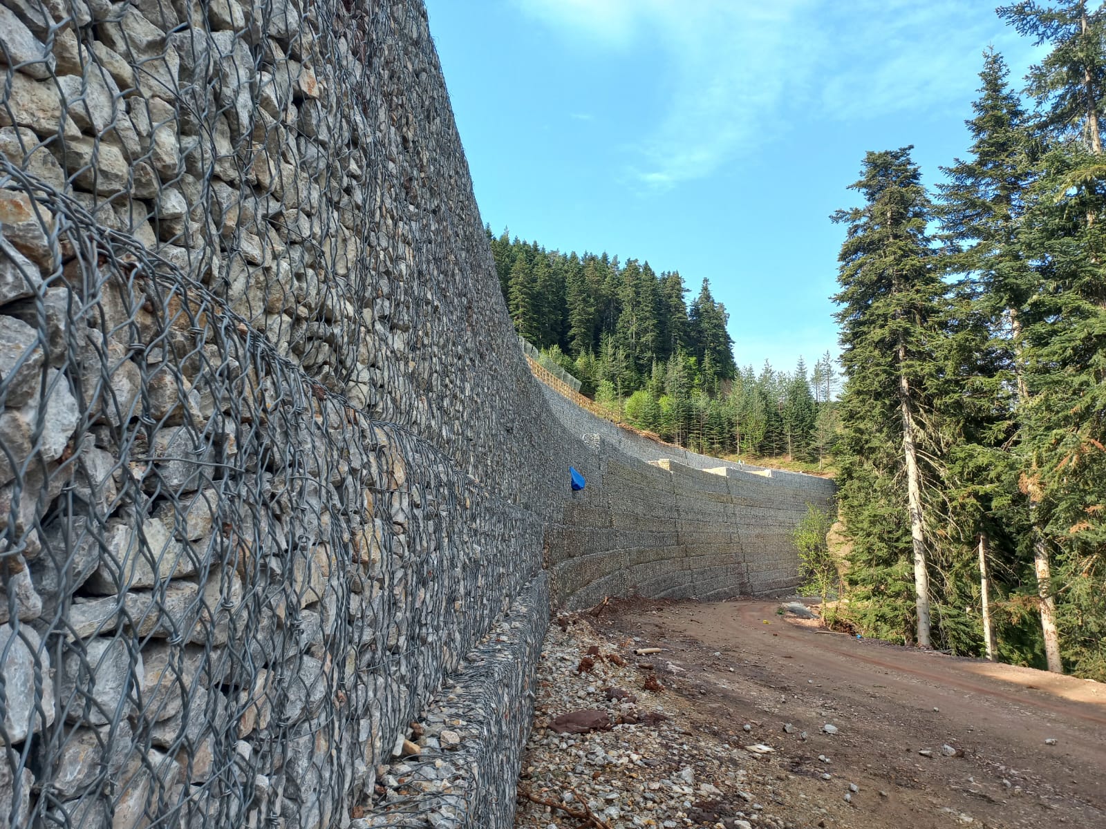 The Front of the Terramesh Wall