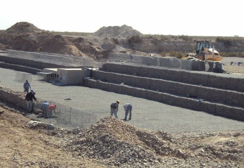 During the construction